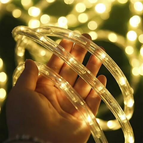 Гірлянда LED зовнішня герметична Duralight 100 м з перемикачем режимів Теплий Білий (30291573) - фото 6 Гірлянда LED зовнішня герметична Duralight 100 м з перемикачем режимів Теплий Білий (30291573) - фото 6