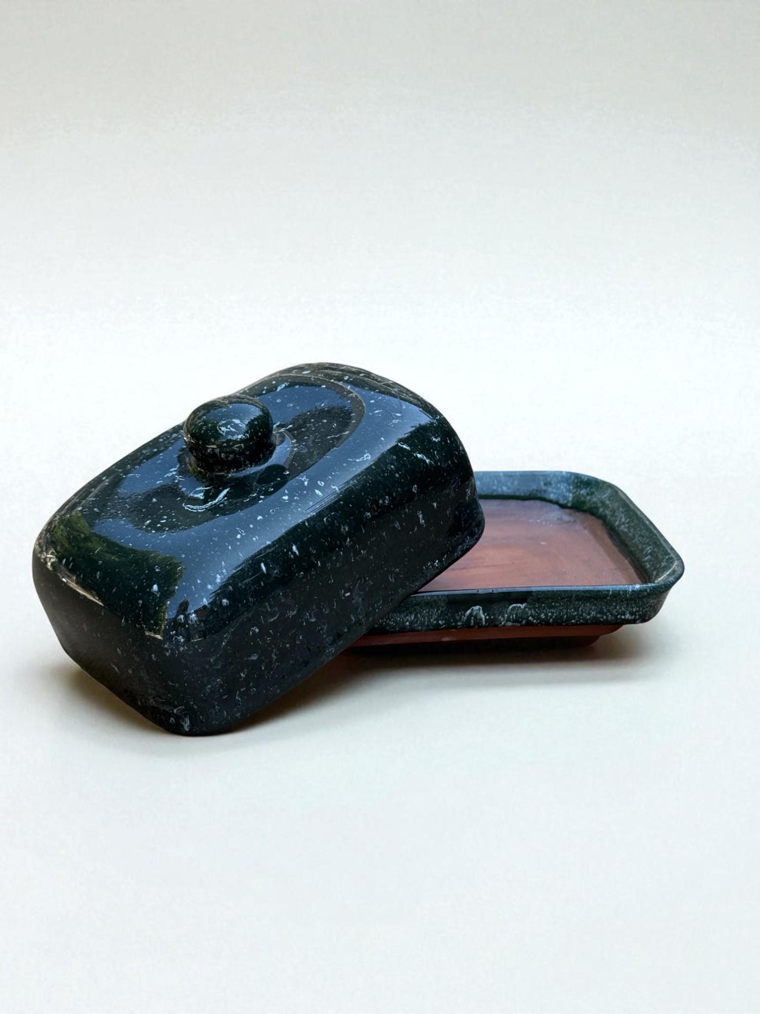 Масленка ручной работы Зеленый (28830790) - фото 8 Масленка ручной работы Зеленый (28830790) - фото 8