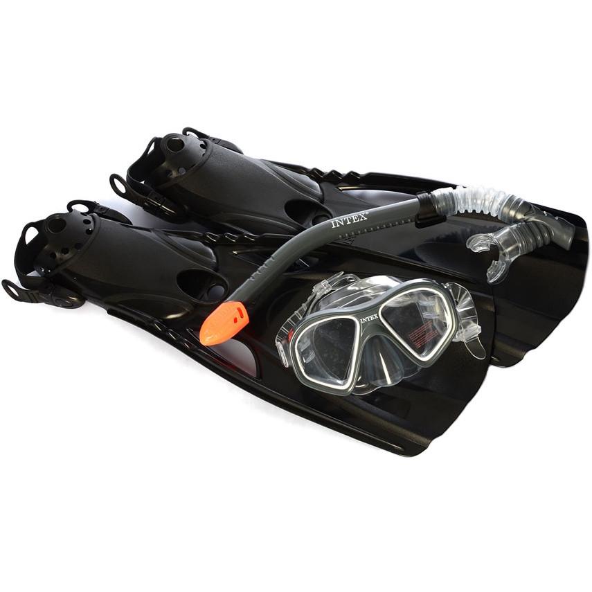 Комплект для подводного плавания Intex маска с трубкой и ластами от 14 лет (2132705298) - фото 4 Комплект для подводного плавания Intex маска с трубкой и ластами от 14 лет (2132705298) - фото 4