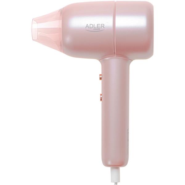 Фен для волос Adler AD 2279p 1800W 2 скорости 2 температурных режима ионизация Pink (AD2279P) - фото 1 Фен для волос Adler AD 2279p 1800W 2 скорости 2 температурных режима ионизация Pink (AD2279P) - фото 1