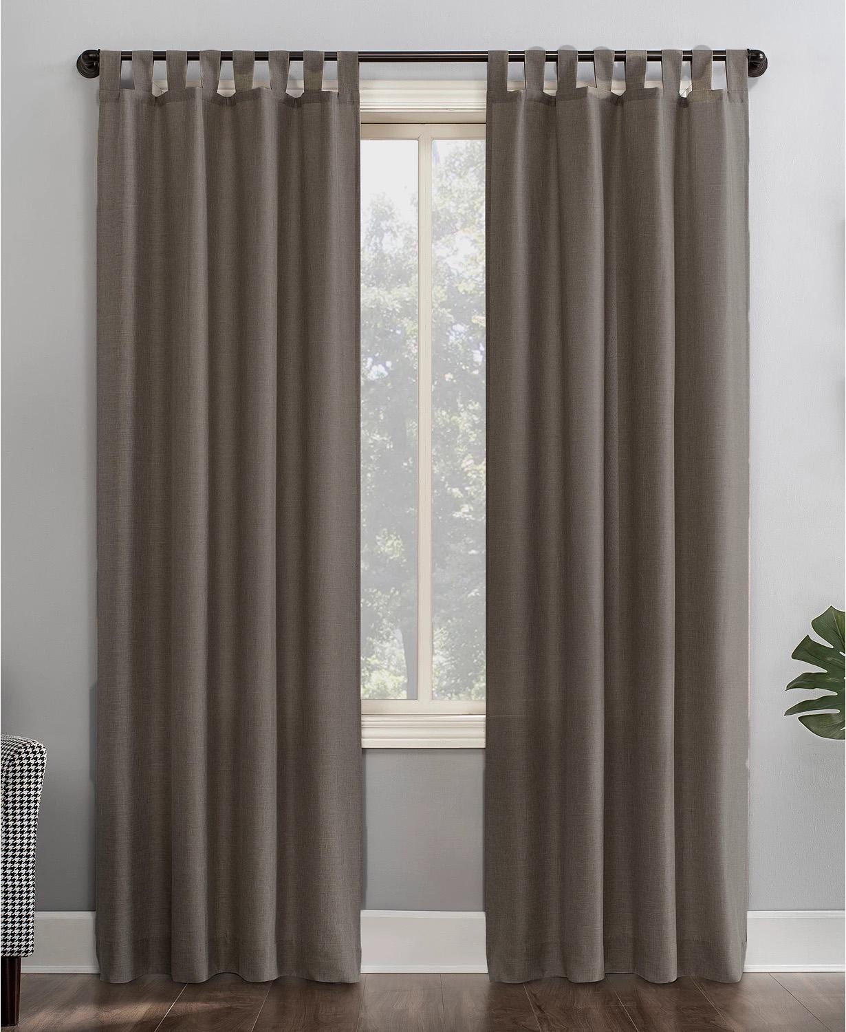 Штора на петлях Лен Natural Дарк 150х260 см (9822196) Штора на петлях Лен Natural Дарк 150х260 см (9822196)