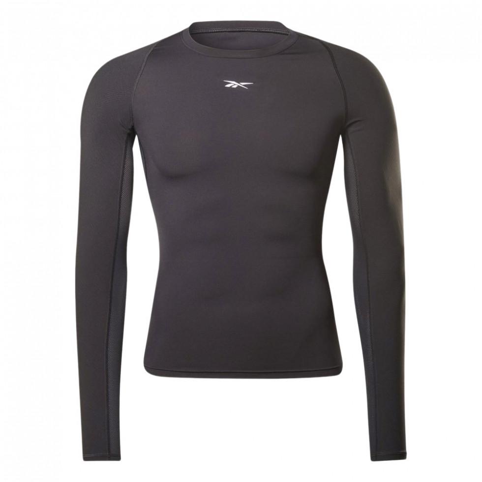 Лонгслив мужской Reebok UNITED BY FITNESS COMPRESSION GT3225 S Черный