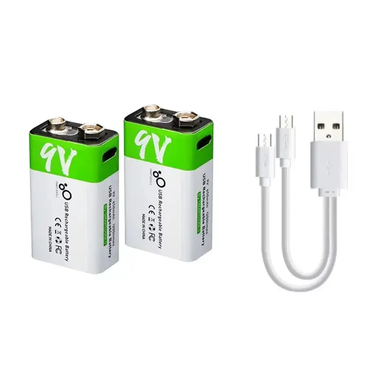 Крона аккумулятор Smartoools Li-ion TYPE-C 650 мАг 9V 2 шт. (1801384) - фото 6