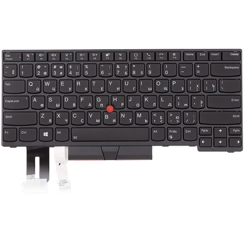 Клавиатура Power для ноутбука Lenovo Thinkpad E480 L480 черный фрейм Черный