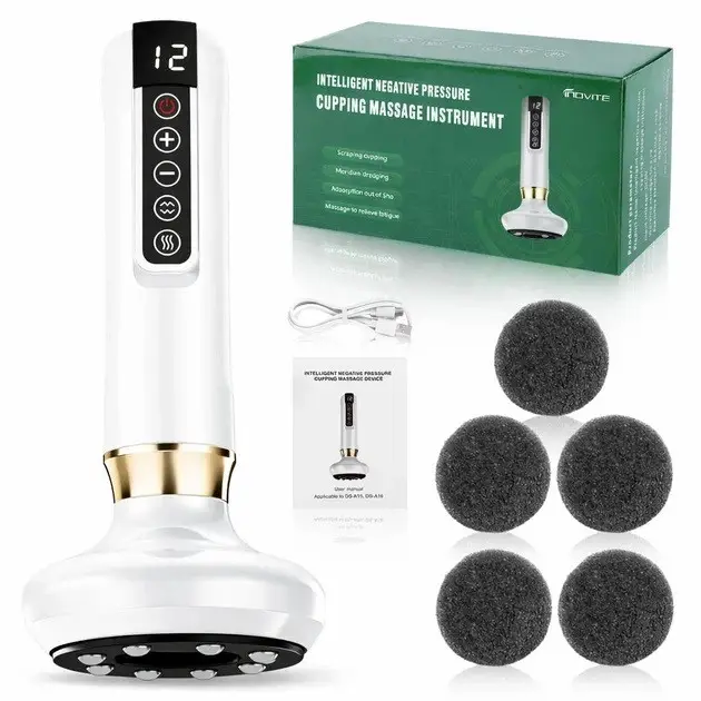 Массажер антицеллюлитный вакуумный Intelligent Negative Pressure Cupping Massage Instrument с маслами Белый (36958926) Массажер антицеллюлитный вакуумный Intelligent Negative Pressure Cupping Massage Instrument с маслами Белый (36958926)