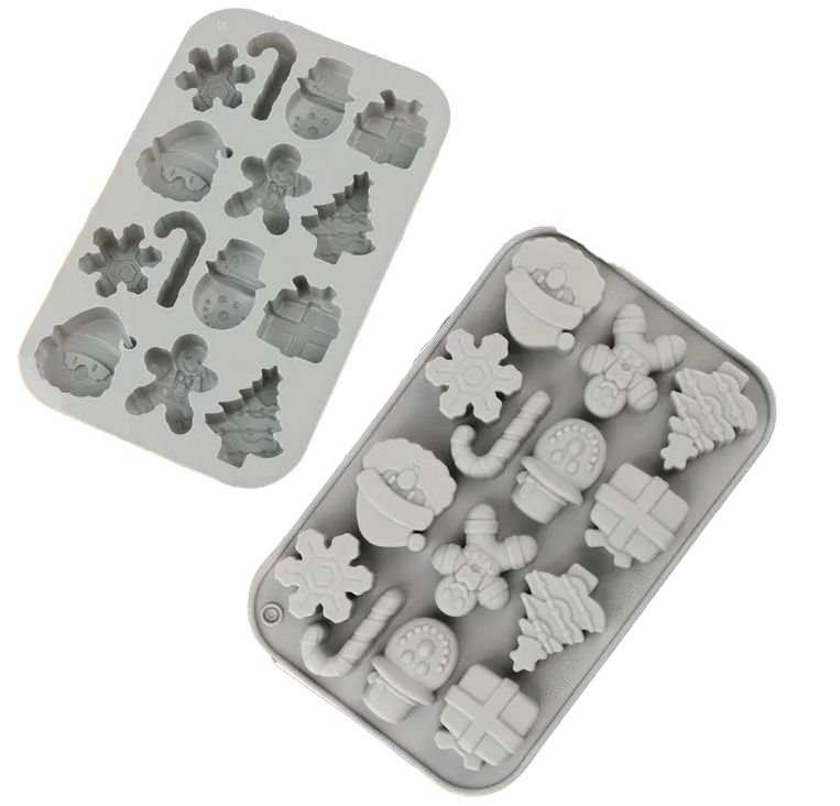 Форма силиконовая для шоколада/конфет/мыла/свечей Серый (SAM-6074)