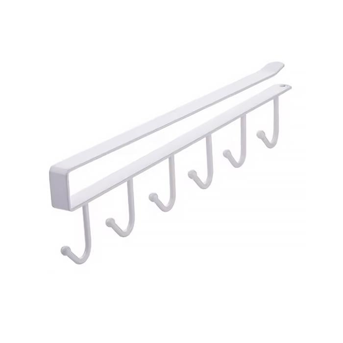 Гачки для кухні металеві Білий (1012)