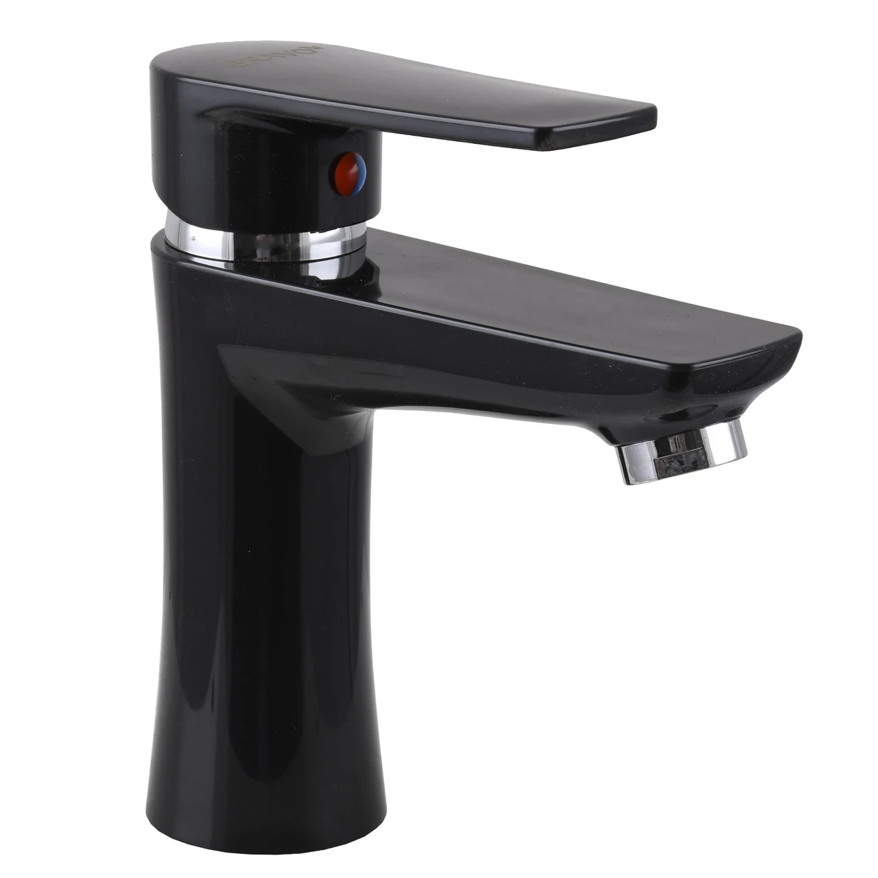 Смеситель для умывальника Bravo BR-11-101 термопластик ABS на гайке Черный (1000000645)