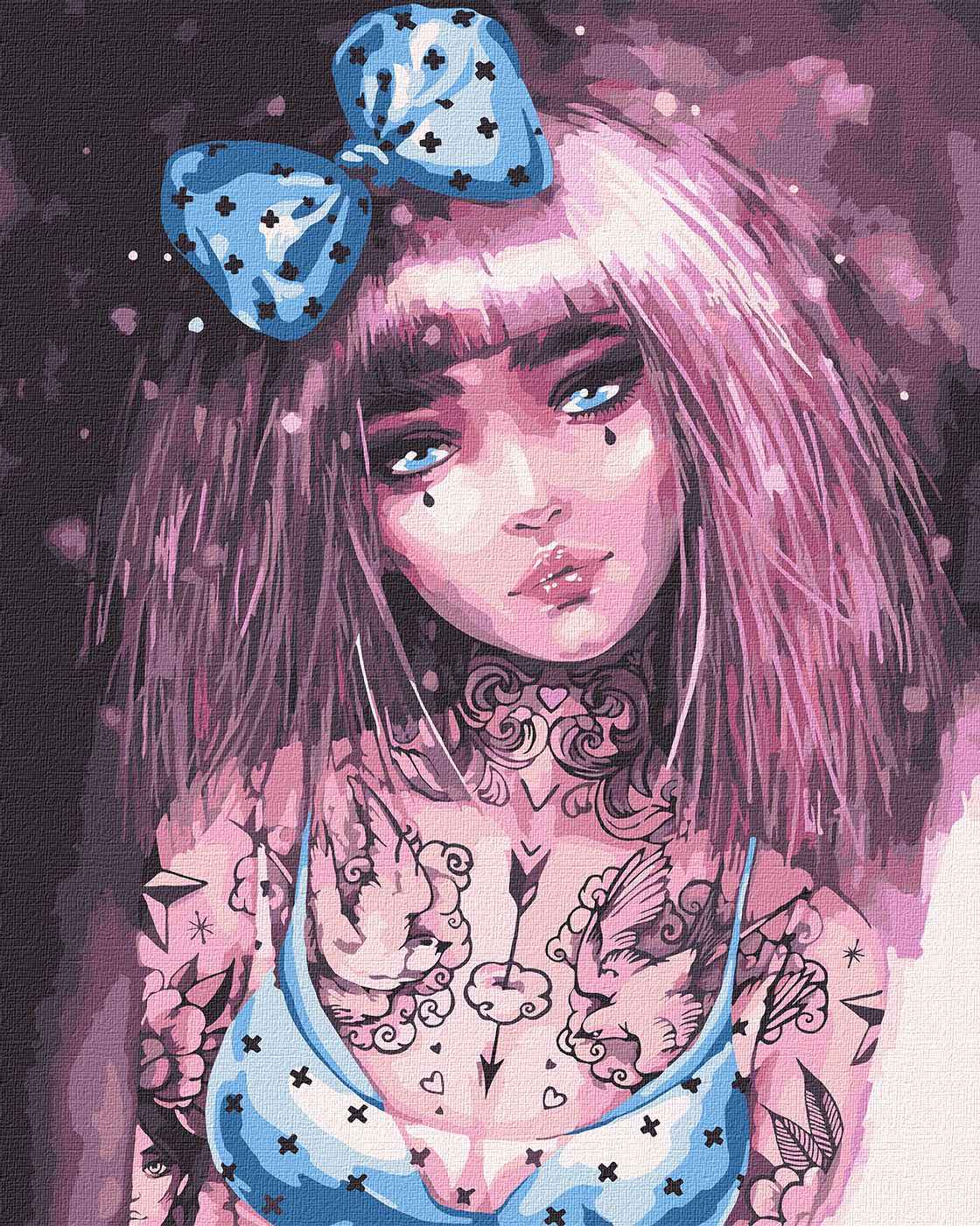 Картина по номерам Идейка Бездонные глаза 40x50 см (KH4998)