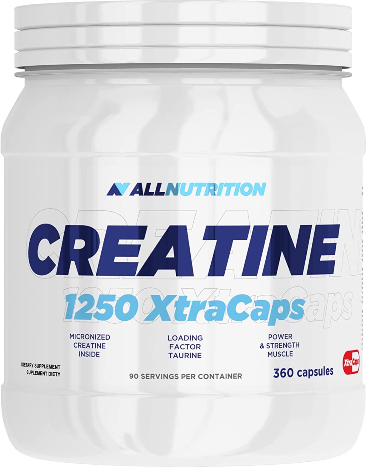 Креатин AllNutrition 1250 Xtra Caps 360 капсул (1639)