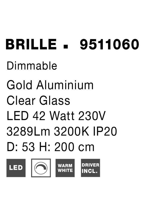 Підвіс Nova Luce Brille (9511060) - фото 7