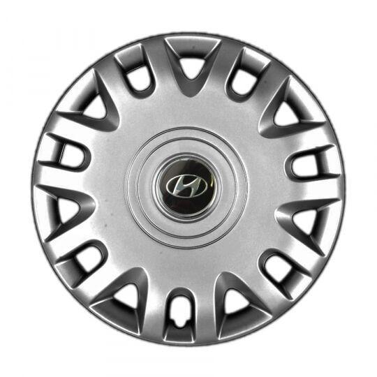 Автомобильные колпаки SKS 333 R15 с логотипом Hyundai 4 шт. Серебристый Автомобильные колпаки SKS 333 R15 с логотипом Hyundai 4 шт. Серебристый
