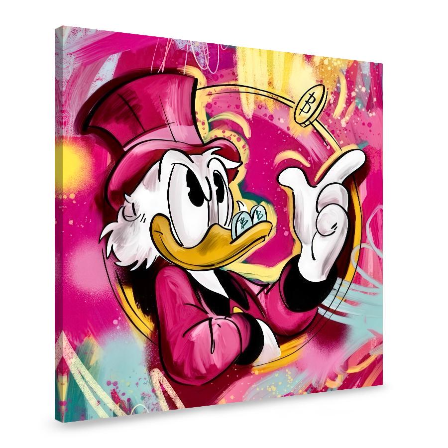 Картина на холсте Женщина с закрытыми рукой глазами на тёмном фоне 80x80 см (271VP_L)