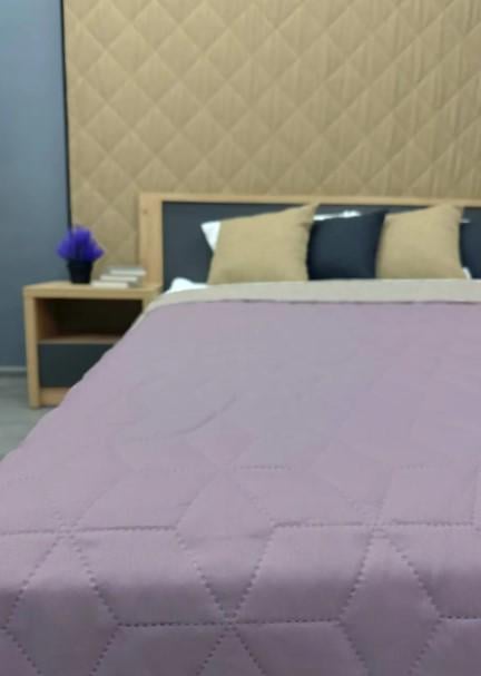 Покривало на ліжко/диван Decorator Microfiber Куб двостороннє 160х215 см Бузковий/Бежевий (85-121 1) - фото 5 Покривало на ліжко/диван Decorator Microfiber Куб двостороннє 160х215 см Бузковий/Бежевий (85-121 1) - фото 5