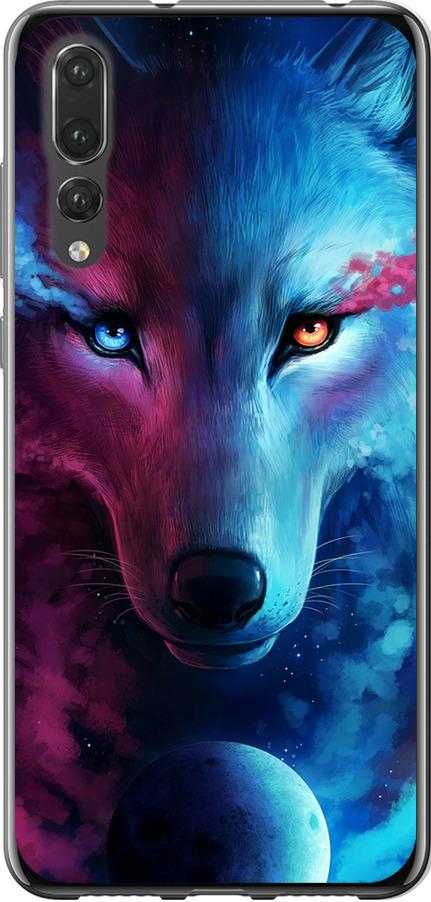 Чехол на Huawei P20 Pro Арт-волк (3999t-1470-42517)