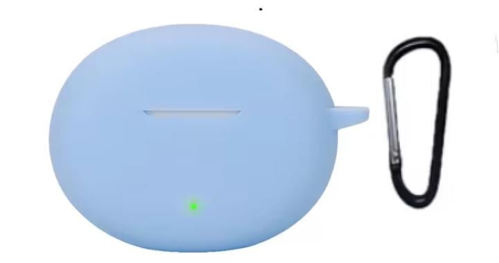 Чехол-накладка DK Silicone Candy Friendly с карабином для Oppo Enco Air 4 Pro Lilac