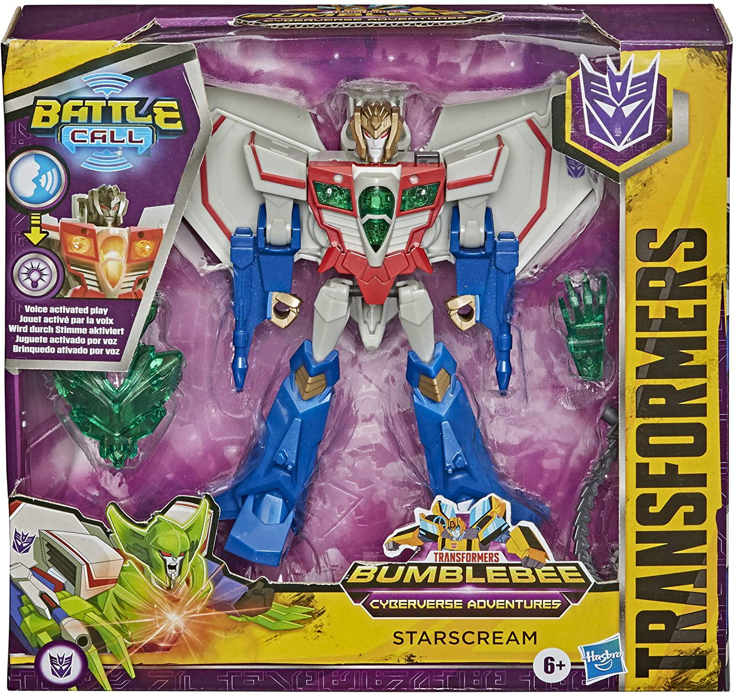 Трансформер Кибервселенная Старскрим Transformers Adventures Battle Call Trooper Class Starscream - фото 2