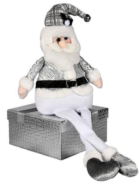 Фигура новогодняя Santa Snowman 70 см ноги-телескоп (R96538)