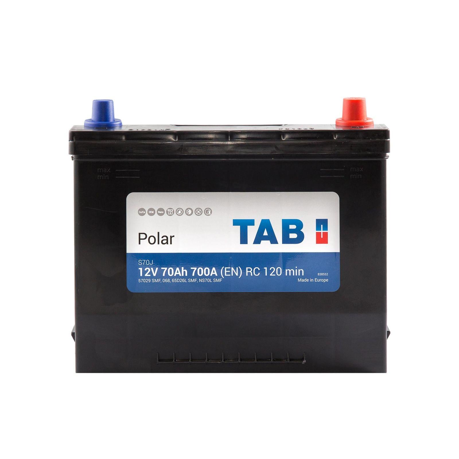 Аккумулятор TAB Polar S Euro 246870 70Ah 12V