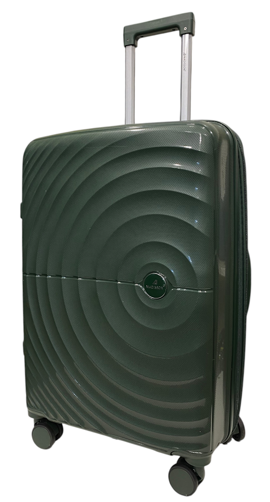 Чемодан средний Madisson Snowball 42203 полипропилен Темно-зеленый
