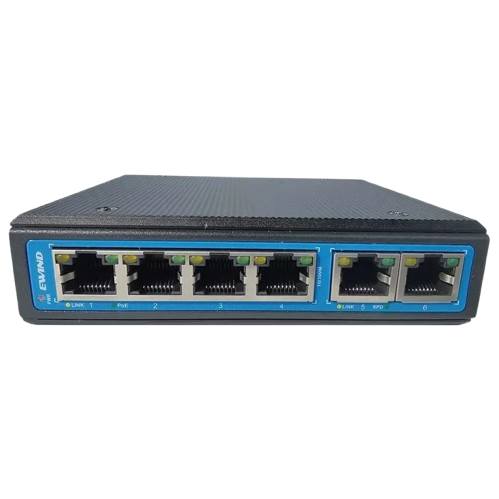 Коммутатор Ewind EW-PIS1706FE неуправляемый настольный 6 портов 48-57В DC (35894356) Коммутатор Ewind EW-PIS1706FE неуправляемый настольный 6 портов 48-57В DC (35894356)