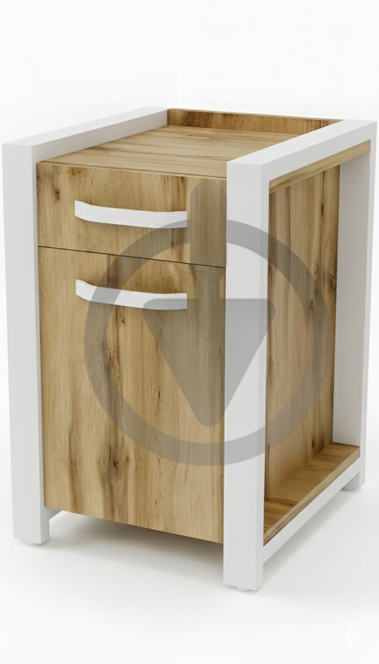 Тумба RoMax LOFT приставная металлический каркас 60х45х40 см ДСП Дуб Тахо/Белый (tumba_loft-60x45-taho_wh) Тумба RoMax LOFT приставная металлический каркас 60х45х40 см ДСП Дуб Тахо/Белый (tumba_loft-60x45-taho_wh)