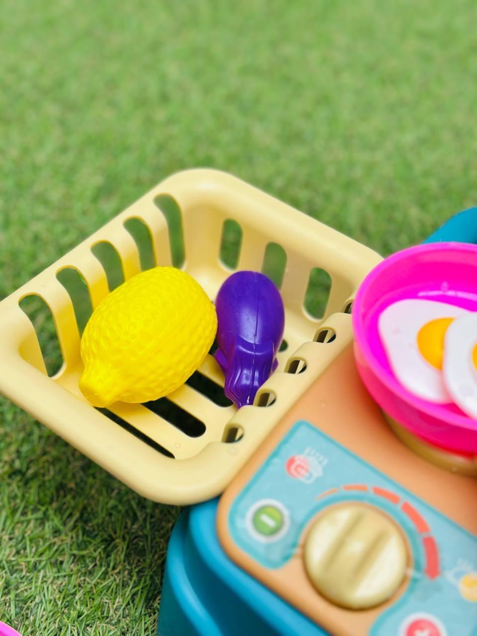 Детский игровой набор Кухня с водой/мойка с краном/посудой/продукты (2682828558) - фото 3 Детский игровой набор Кухня с водой/мойка с краном/посудой/продукты (2682828558) - фото 3