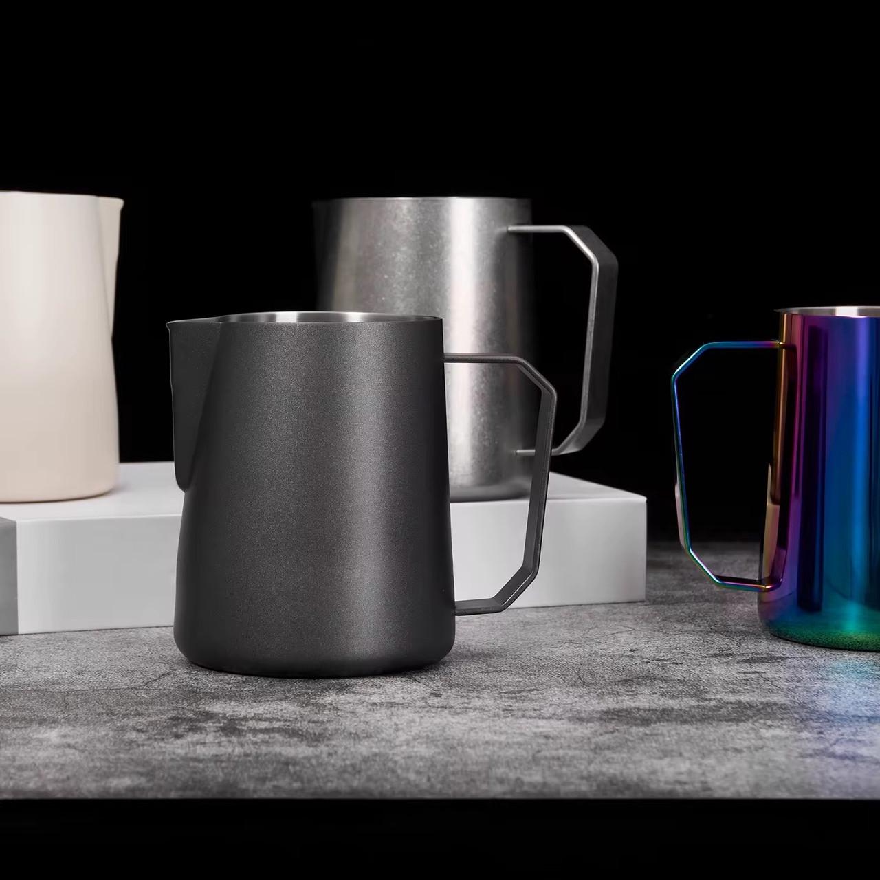 Питчер для молока для приготовления капучино и латте 350 мл - фото 6