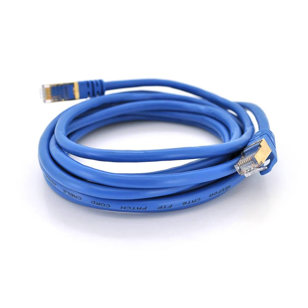 Патч-корд литий Ritar FTP RJ45 Cat.6 0,5m Синій