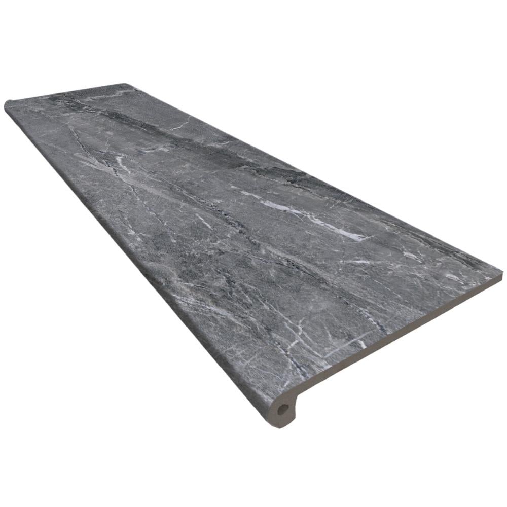 Сходинка клінкерна Peldano Ml Imperial Ceniza темно-сіра 40x1200x330 мм (004624)