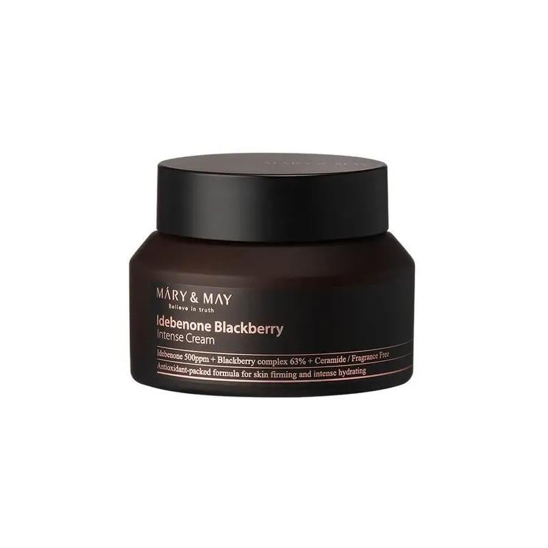 Крем для лица интенсивный с идеальным Mary&May Idebenone Blackberry Complex Intense Cream 70 г (2736809598)