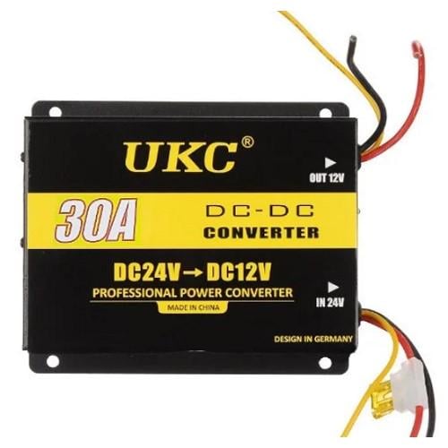 Преобразователь напряжения DC/DC 24 V-12 V 30 A (12670)