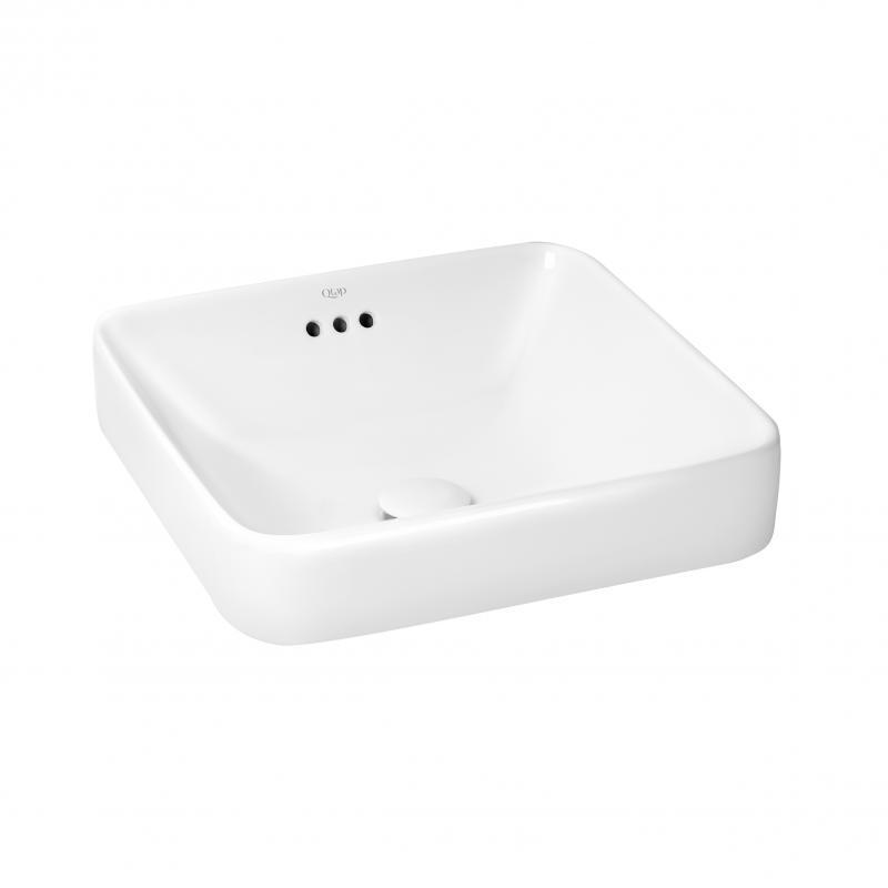 Раковина подвесная моноблок Qtap Jay QT0711K424W White - фото 3