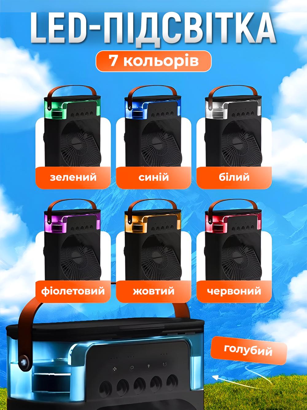 Кондиціонер портативний 3в1 Arranc-o AFS49031 Чорний (42879ff5) - фото 8