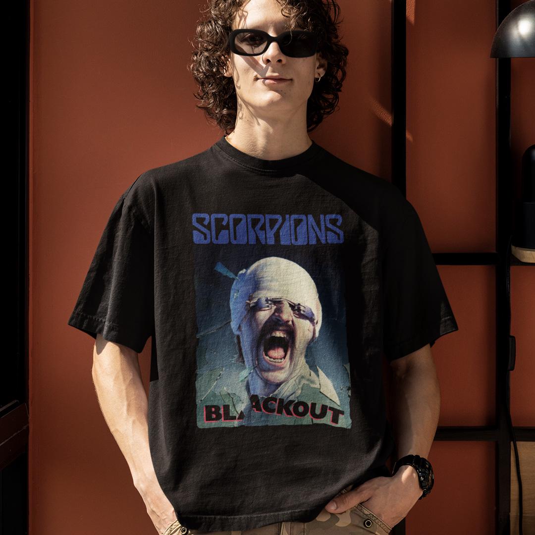 Футболка унисекс Scorpions Blackout 4XL Черный (0000010915)