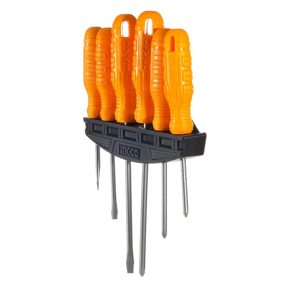 Набор отверток INGCO 6шт. (HKSD0658) - фото 2 Набор отверток INGCO 6шт. (HKSD0658) - фото 2