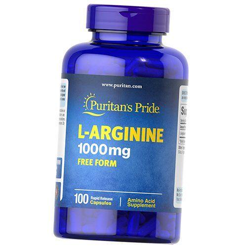 Аргинин L-Arginine 1000 Caps Puritan's Pride 100 капс. (27367014) Аргинин L-Arginine 1000 Caps Puritan's Pride 100 капс. (27367014)