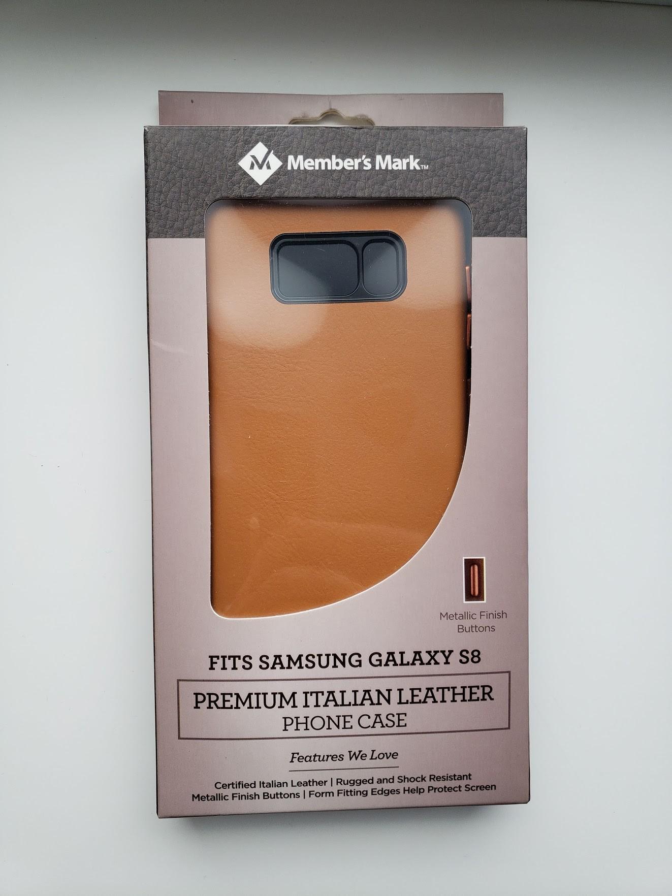 Чохол шкіряний протиударний Member's Mark Premium Italian Leather CNBL-S8 для Samsung Galaxy S8 Plus коричневий - фото 5