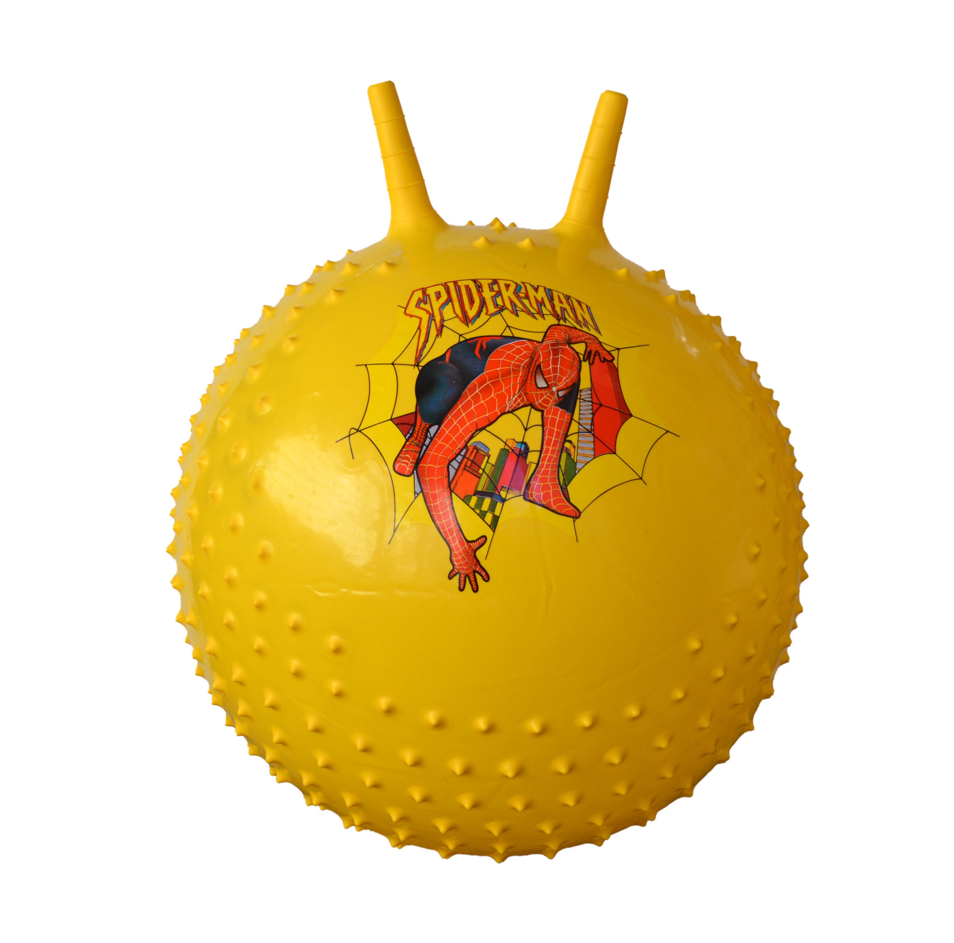 Мяч для фитнеса N008 прыгун с рожками массажный 55 см