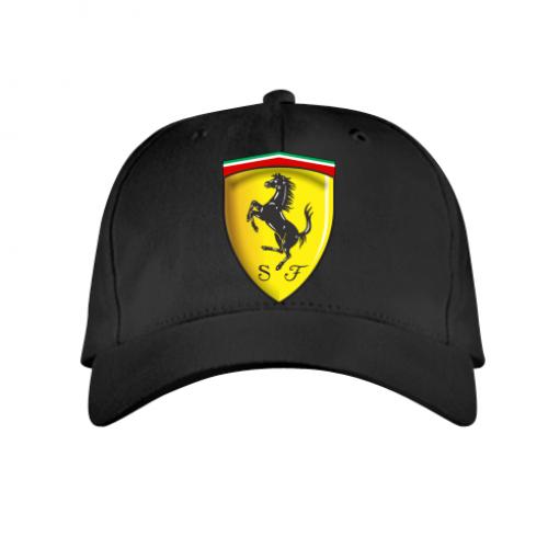 Кепка детская Ferrari 3D Logo Черный (255693-2-37476)