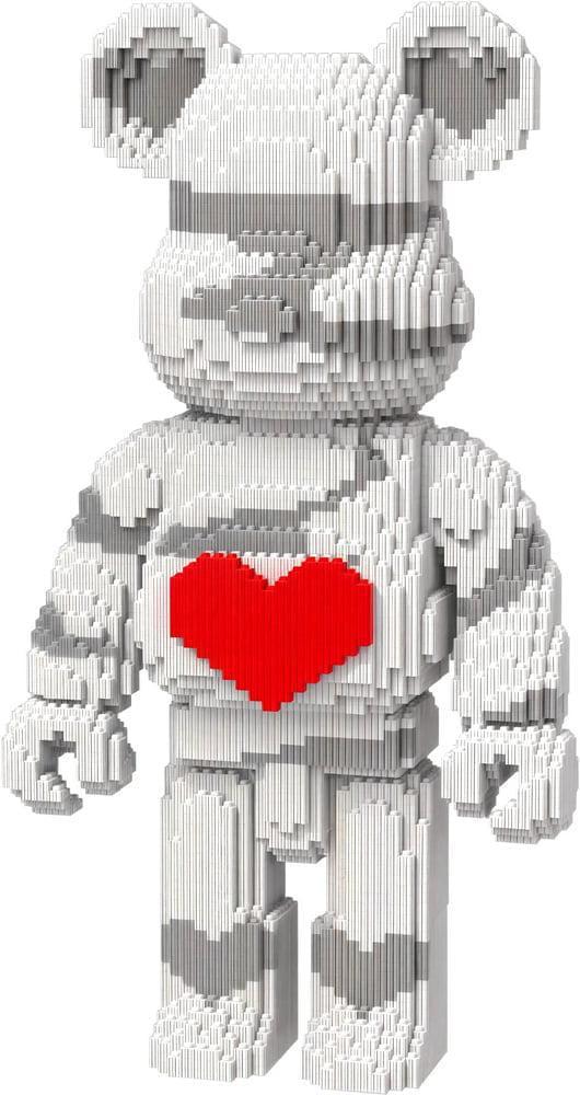 Конструктор 3D Magic Blocks SHLab BB-69 BearBrick Love Heart 5200 деталей 55 см (39110)