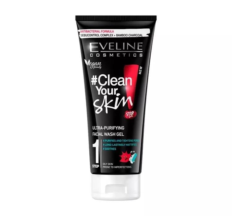 Ультраочищуючий гель для вмивання Eveline Clean Your Skin 200 мл (5901761993998)