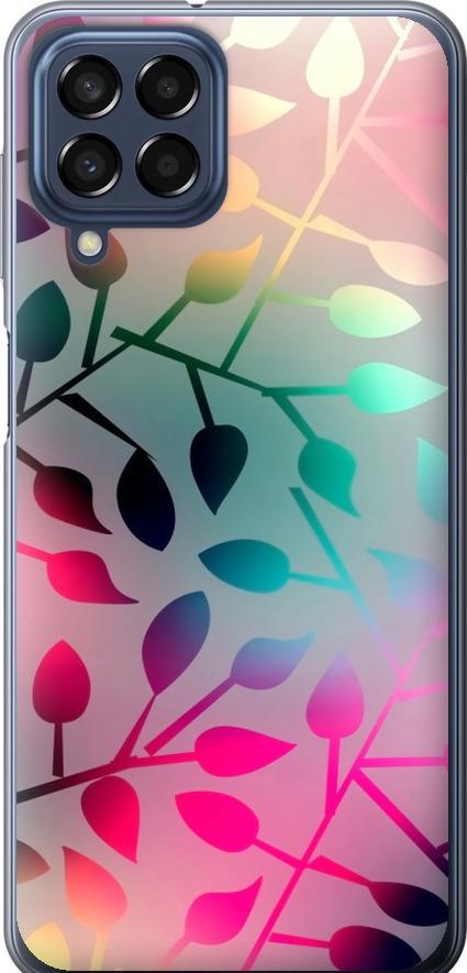 Чехол на Samsung Galaxy M33 M336B Листья (2235u-2633-42517)