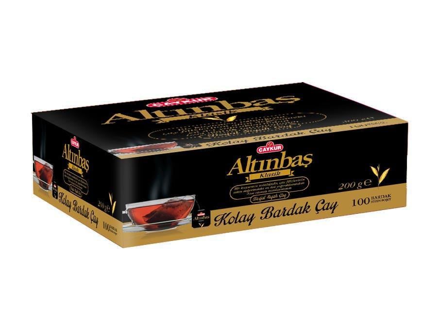 Чай турецкий черный CAYKUR Altınbas 100 пакетов 200 г (007343)