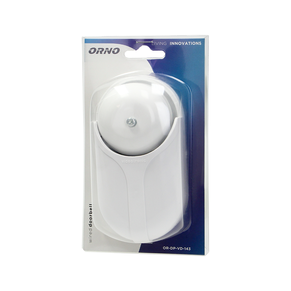 Звонок дверной ORNO STANDART BIS 1-тоновый 230V Белый (OR-DP-VD-143/W)