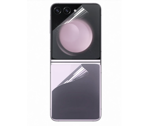 Пленка противоударная гидрогелевая Hydrogel Film для Samsung Galaxy Z Flip5 на заднюю панель Transparent
