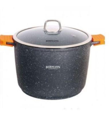 Кастрюля Bohmann 7351-24MRB с антипригарным мраморным покрытием 5,7 л 24 см (77c071b9)