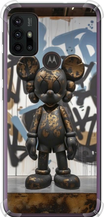 Чехол на Motorola Moto G10 Bronze kaws v2 (6098sp-2319-42517)