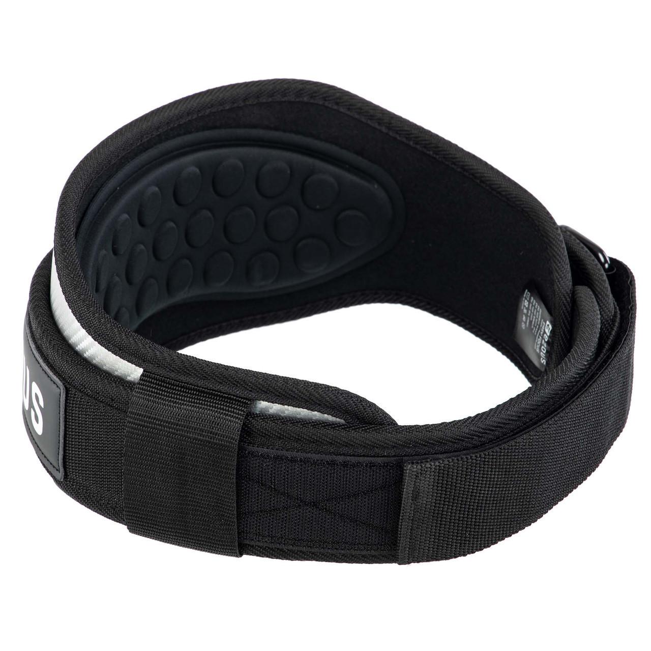 Пояс атлетичний текстильний EZOUS CARBON FIBER BELT WITH WAIST PAD O-08 спинка 16 см (2532848499)