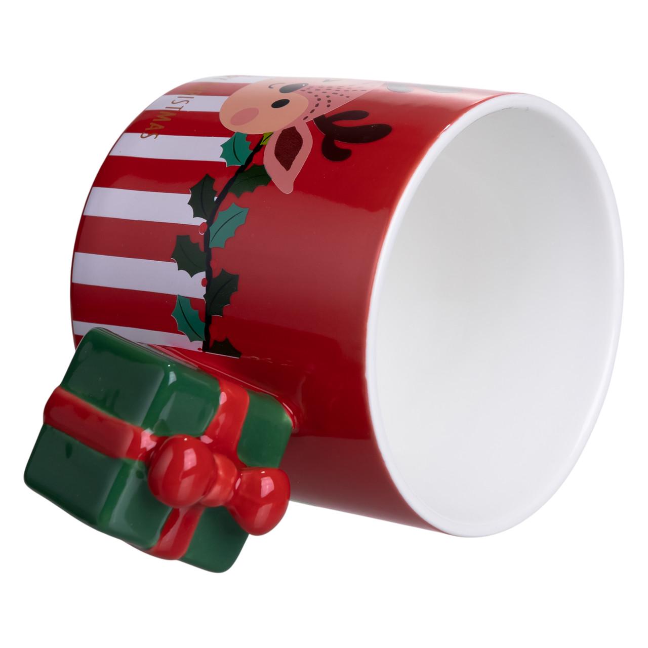 Чашка порцелянова Merry Christmas 400 мл Червоний (FM-CS-49R) - фото 4 Чашка порцелянова Merry Christmas 400 мл Червоний (FM-CS-49R) - фото 4